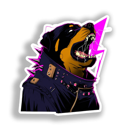 Rottweiler Dog Vinyl Decal Sticker for Car, Laptop, Tumbler and more # A017994-4" x 4"