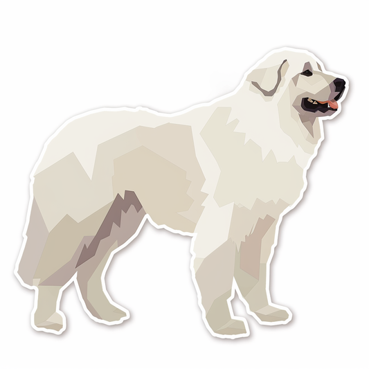 Sticker of Great Pyrenees dog  Vinyl Decal Sticker for Car, Laptop, Tumbler and more # F023615
