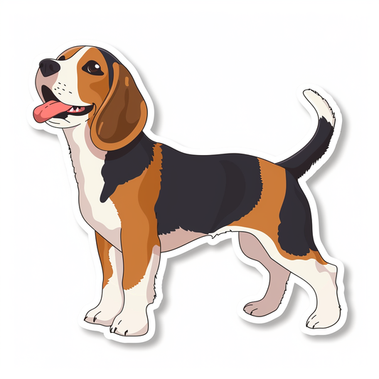 Beagle dog Vinyl Decal Sticker for Car, Laptop, Tumbler and more # F011850