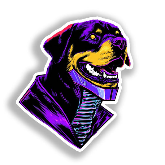 Rottweiler Dog Vinyl Decal Sticker for Car, Laptop, Tumbler and more # A017981-4" x 4"