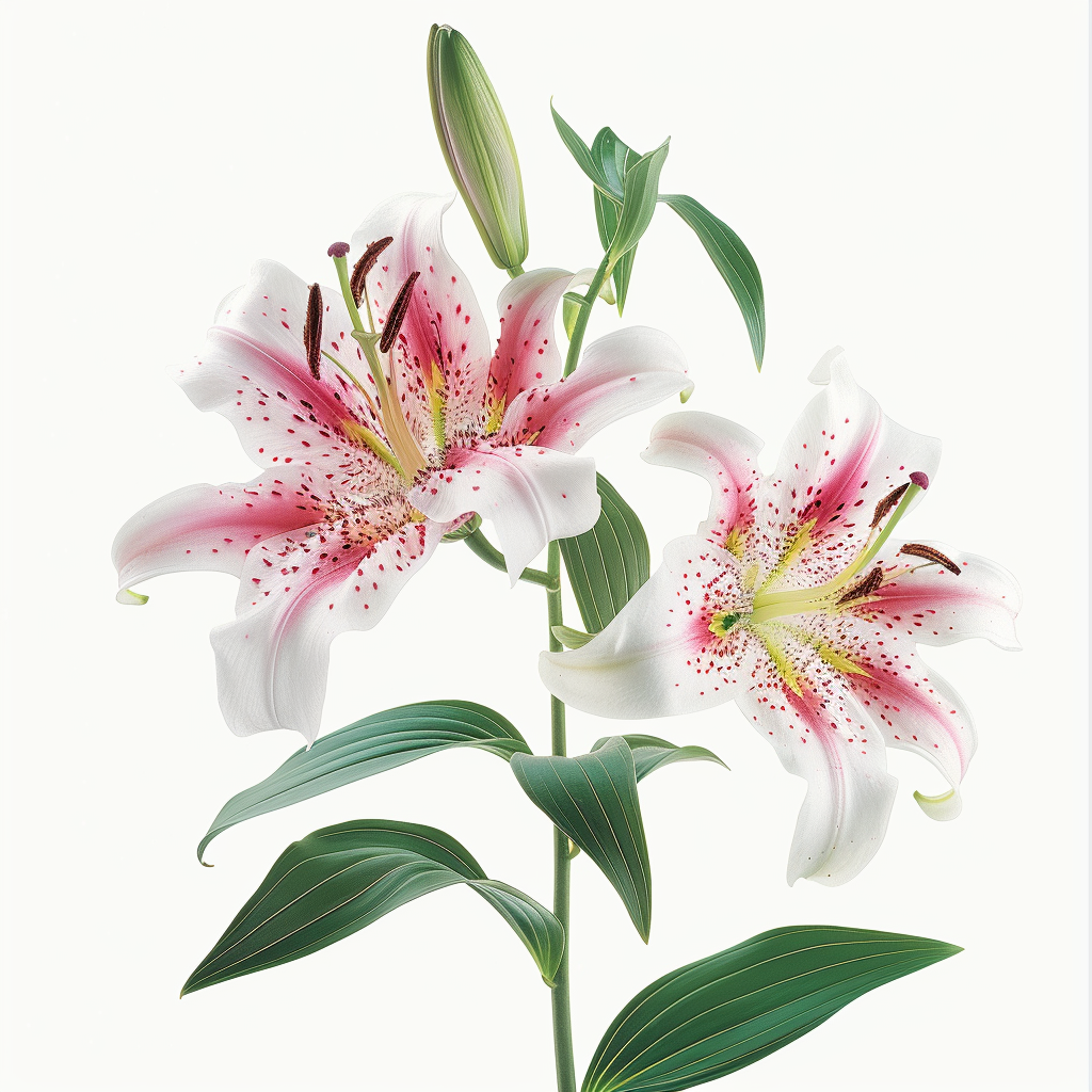 Lily flower majestic Expressive surreal Vinyl Decal Sticker for Car, Laptop, Tumbler and more # F023325