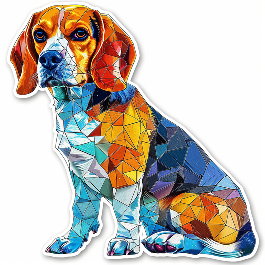 Beagle dog Vinyl Decal Sticker for Car, Laptop, Tumbler and more # F011738