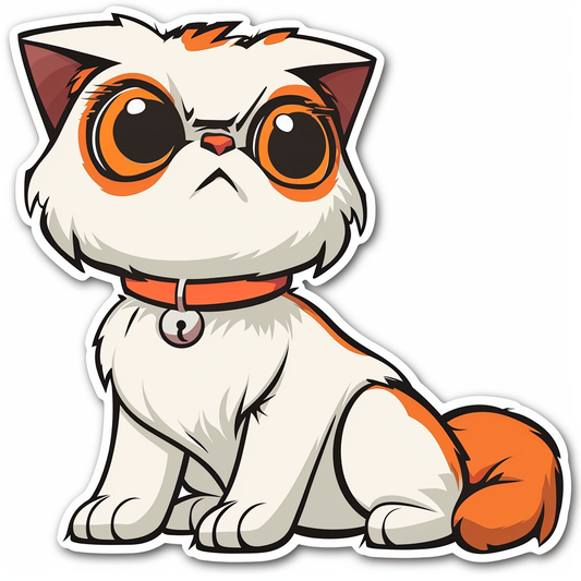 Cat Vinyl Decal Sticker for Car, Laptop, Tumbler and more # F016076-4" x 4"