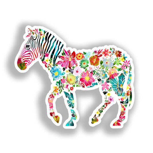 Zebra   Vinyl Decal Sticker for Car, Laptop, Tumbler and more # A019091-4" x 4"