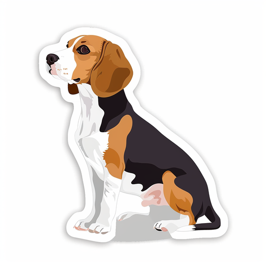 Beagle Dog Vinyl Decal Sticker for Car, Laptop, Tumbler and more # F07543