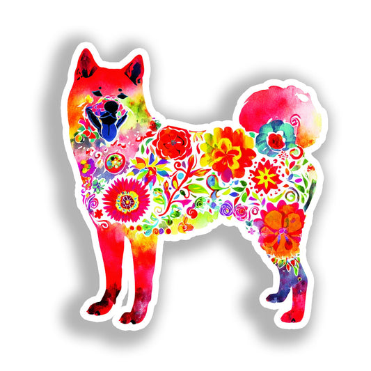 Akita Dog Vinyl Decal Sticker for Car, Laptop, Tumbler and more # A018810-4" x 4"