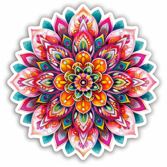 Mandala Vinyl Decal Sticker for Car, Laptop, Tumbler and more # F08087