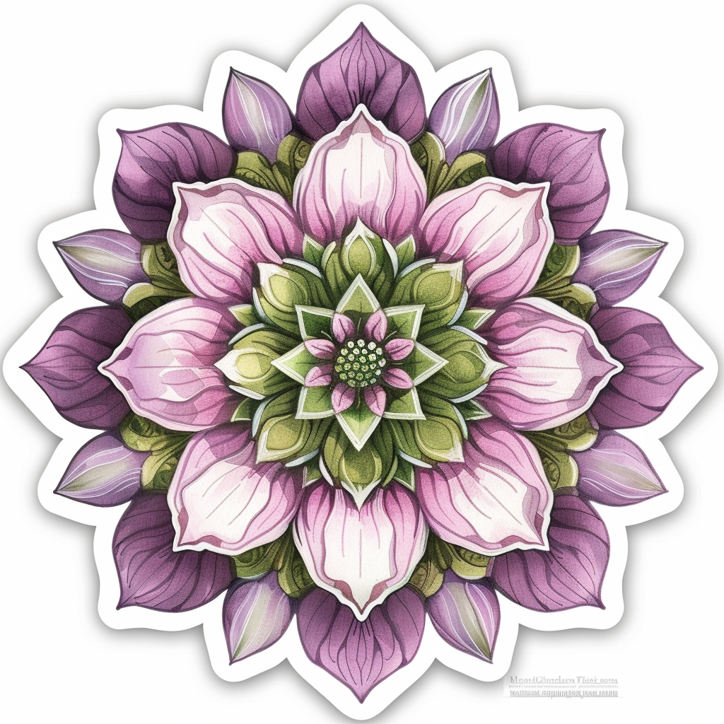 Mandala Vinyl Decal Sticker for Car, Laptop, Tumbler and more # F08067