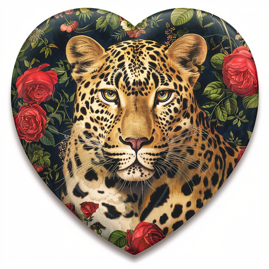 Leopard majestic Expressive surreal Vinyl Decal Sticker for Car, Laptop, Tumbler and more # F022526