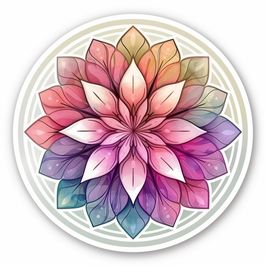 Mandala Vinyl Decal Sticker for Car, Laptop, Tumbler and more # F08127