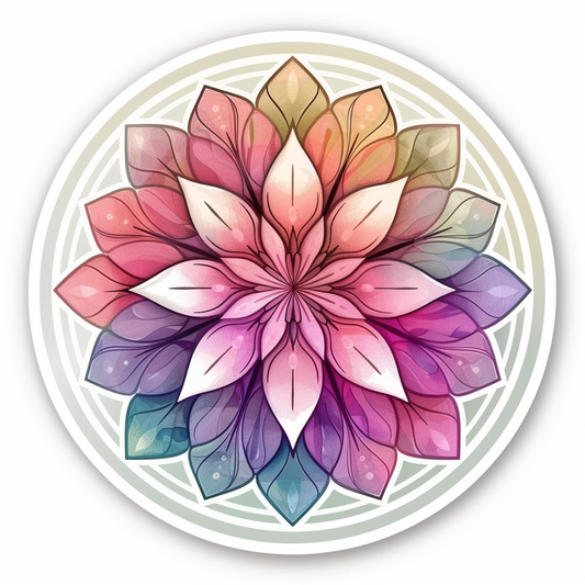 Mandala Vinyl Decal Sticker for Car, Laptop, Tumbler and more # F08127