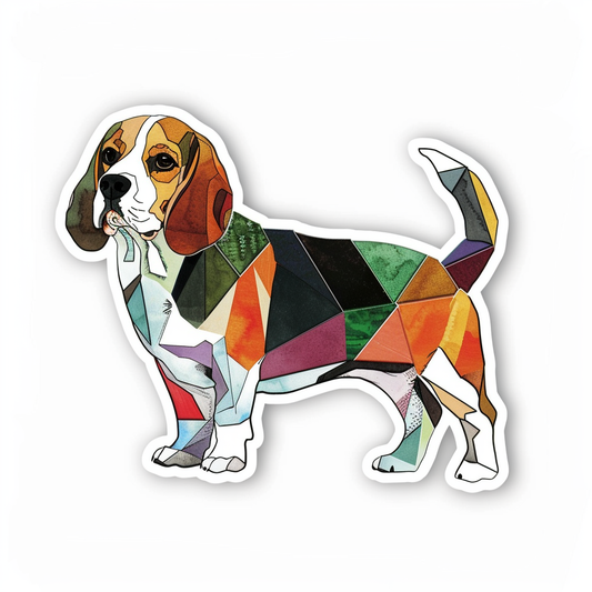 Beagle dog Vinyl Decal Sticker for Car, Laptop, Tumbler and more # F012082