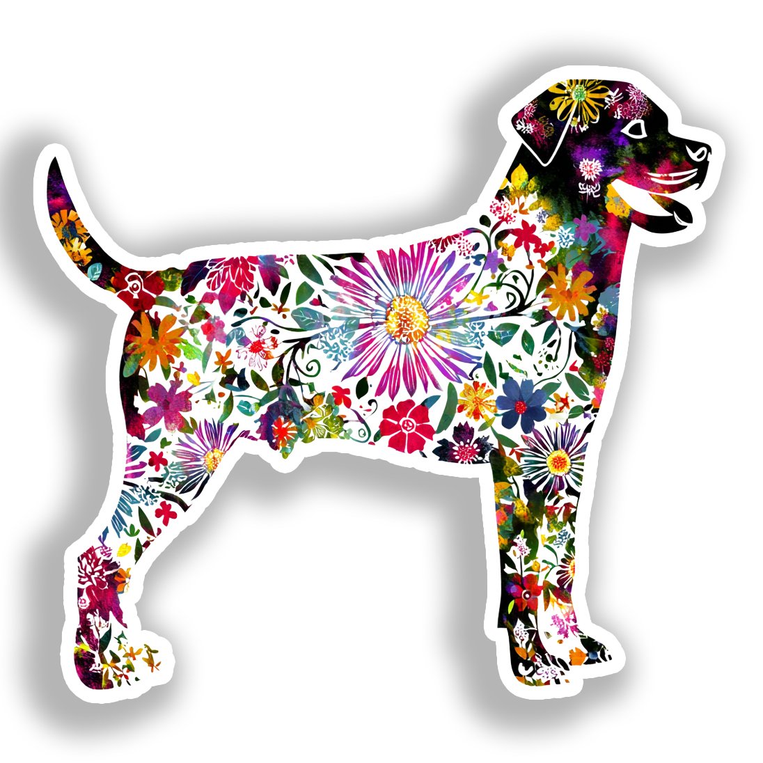 Rottweiler Dog Vinyl Decal Sticker for Car, Laptop, Tumbler and more # A018194-4" x 4"