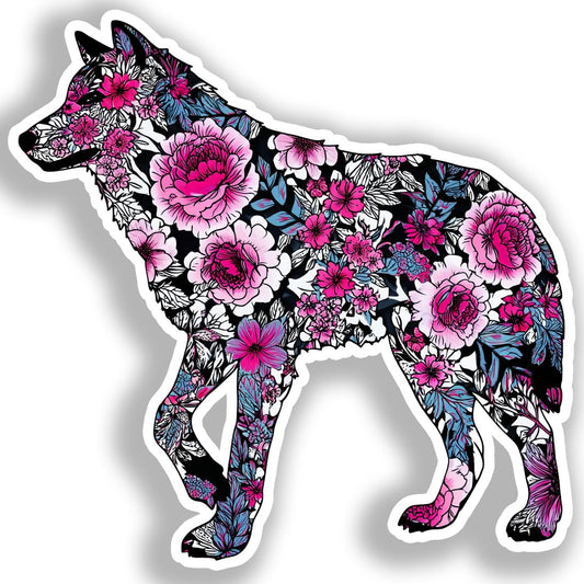 Wolf   Vinyl Decal Sticker for Car, Laptop, Tumbler and more # A018363-4" x 4"