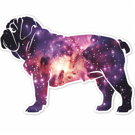 Dog Bulldog Vinyl Decal Sticker for Car, Laptop, Tumbler and more # F017509-4" x 4"