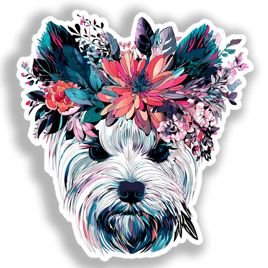 Yorkshire Terrier Dog Vinyl Decal Sticker for Car, Laptop, Tumbler and more # A017088-4" x 4"