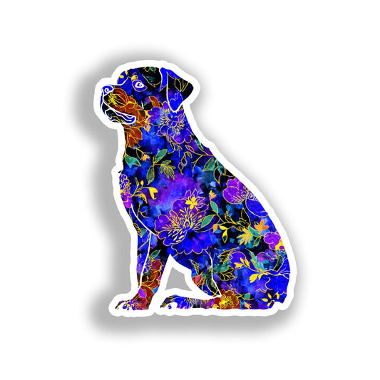 Rottweiler Dog Vinyl Decal Sticker for Car, Laptop, Tumbler and more # A018036-4" x 4"
