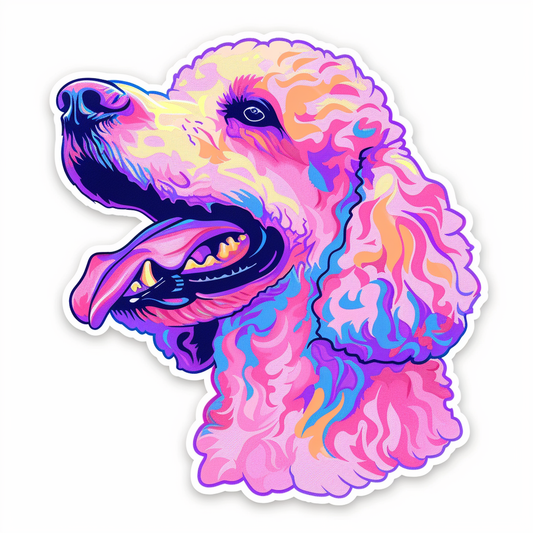 Poodle Dog Vinyl Decal Sticker for Car, Laptop, Tumbler and more # F012652