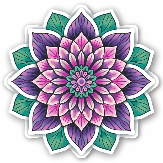 Mandala Vinyl Decal Sticker for Car, Laptop, Tumbler and more # F08113