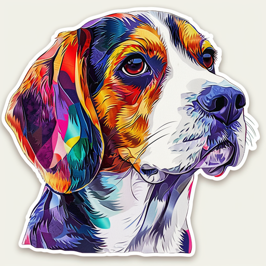 Beagle dog Vinyl Decal Sticker for Car, Laptop, Tumbler and more # F012064