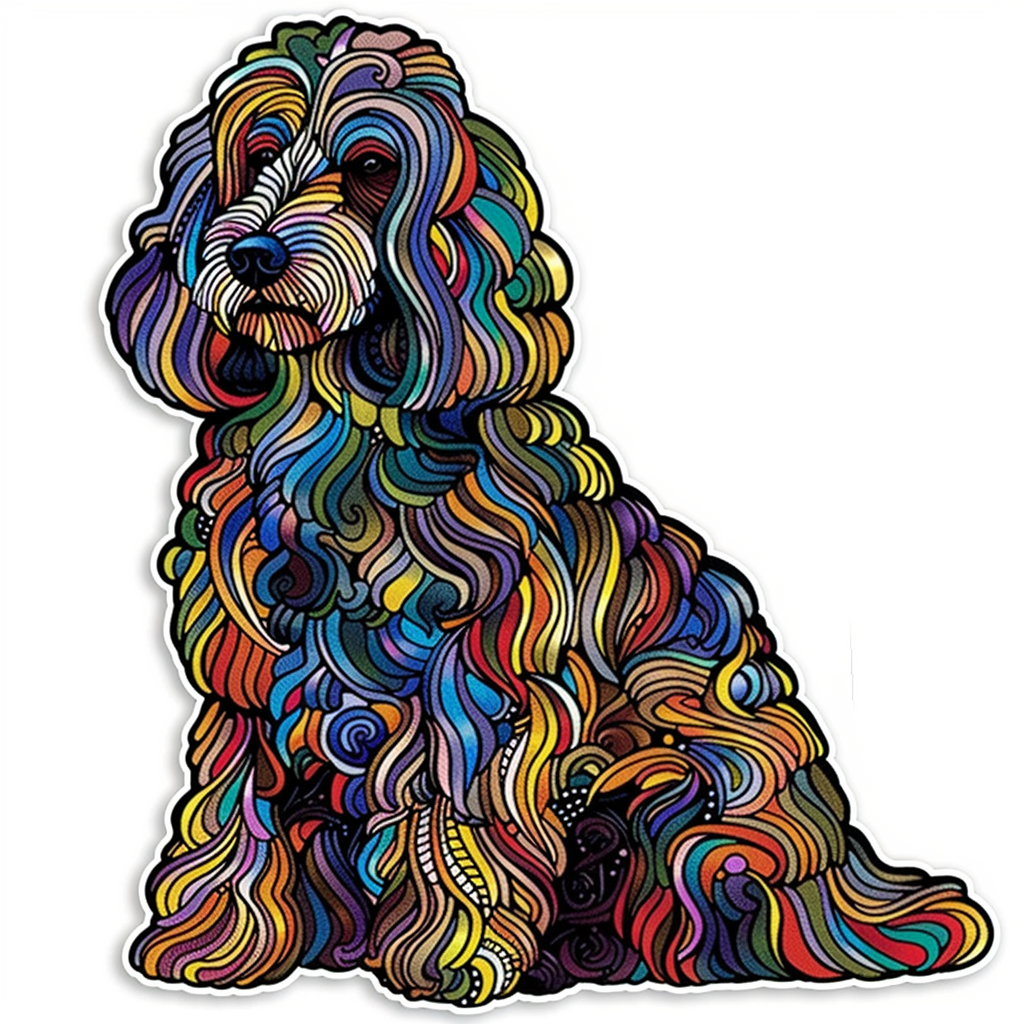 Poodle Dog Vinyl Decal Sticker for Car, Laptop, Tumbler and more # F012656