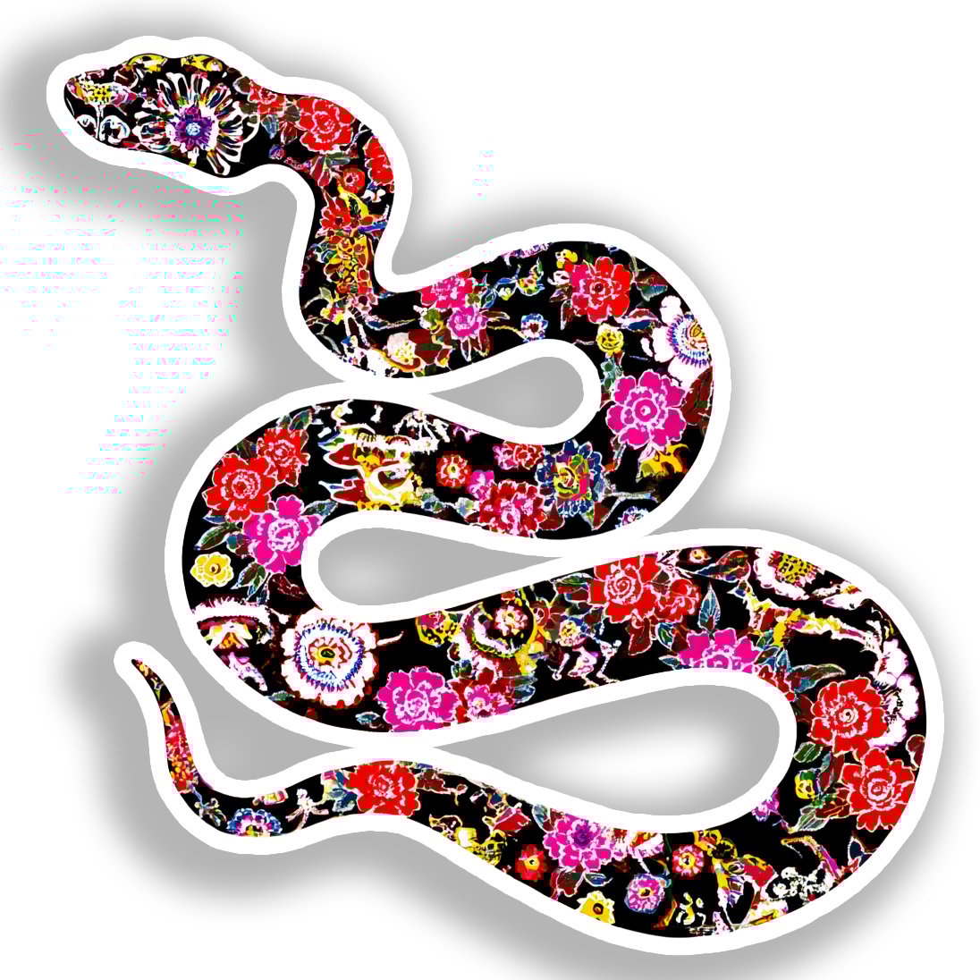 Snake   Vinyl Decal Sticker for Car, Laptop, Tumbler and more # A018389-4" x 4"
