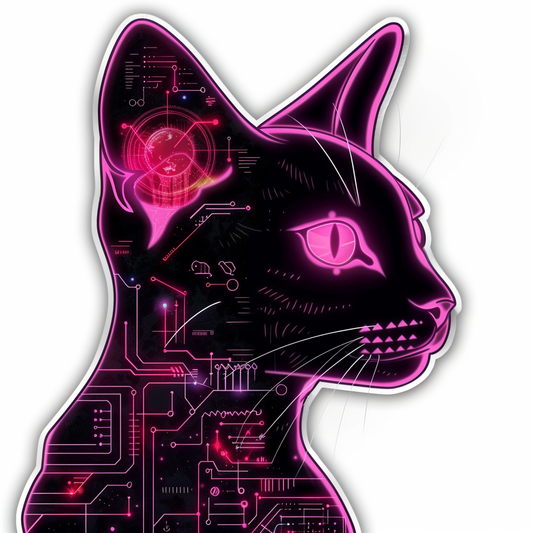 Adorable Turkish Angora Cat  Vinyl Decal Sticker for Car, Laptop, Tumbler and more # F020897-4" x 4"