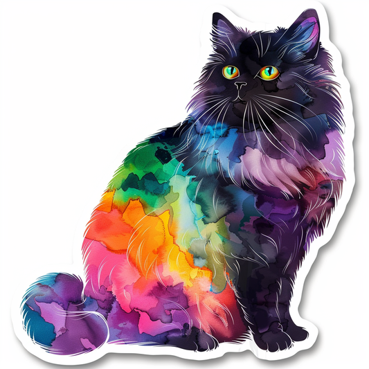 Persian cat Vinyl Decal Sticker for Car, Laptop, Tumbler and more # F07751