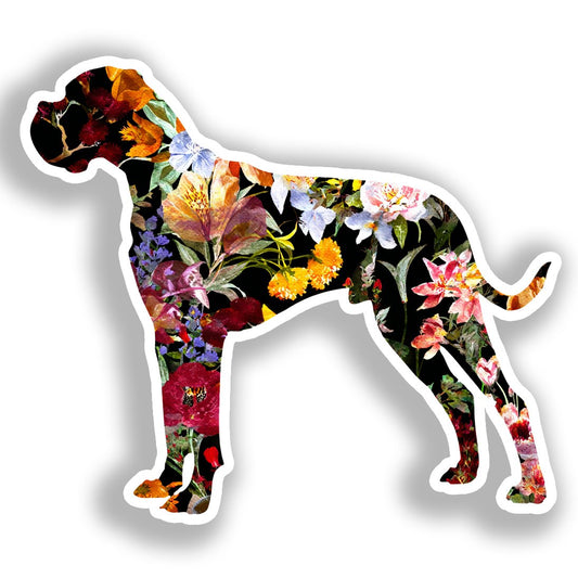 Boxer Dog Vinyl Decal Sticker for Car, Laptop, Tumbler and more # A018972-4" x 4"