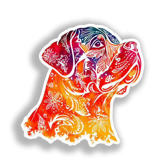 Rottweiler Dog Vinyl Decal Sticker for Car, Laptop, Tumbler and more # A018249-4" x 4"