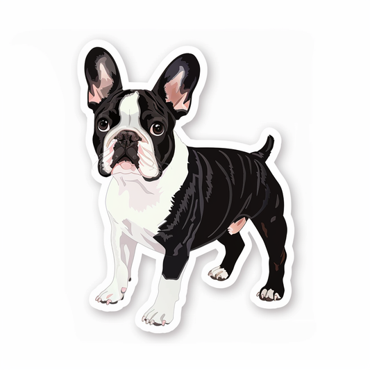 French Bulldog Vinyl Decal Sticker for Car, Laptop, Tumbler and more # F07441