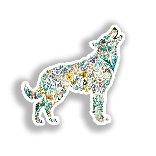 Wolf   Vinyl Decal Sticker for Car, Laptop, Tumbler and more # A018415-4" x 4"