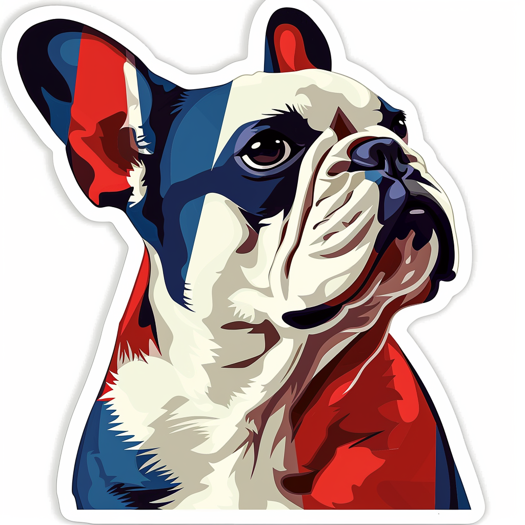 French Bulldog Vinyl Decal Sticker for Car, Laptop, Tumbler and more # F07232