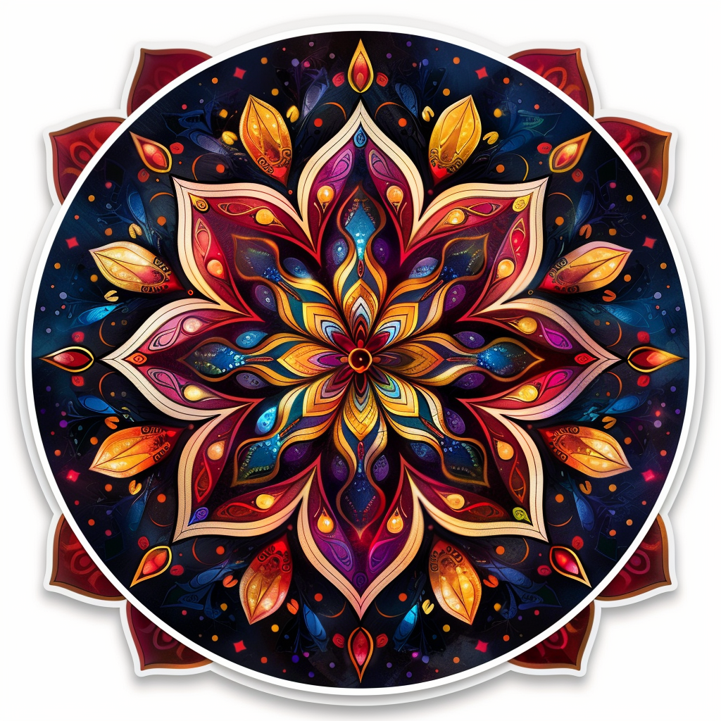 Mandala Vinyl Decal Sticker for Car, Laptop, Tumbler and more # F08189