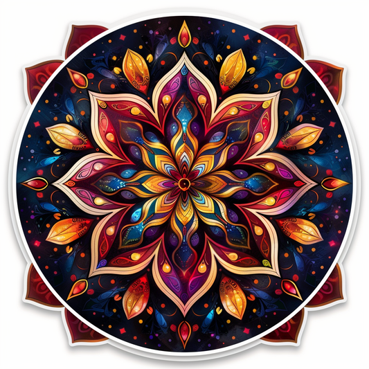 Mandala Vinyl Decal Sticker for Car, Laptop, Tumbler and more # F08189