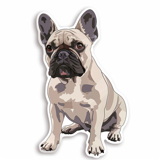 French Bulldog Vinyl Decal Sticker for Car, Laptop, Tumbler and more # F07317