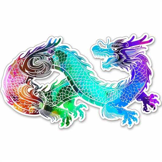 Sticker of a Dragon majestic Expressive surreal Vinyl Decal Sticker for Car, Laptop, Tumbler and more # F019169