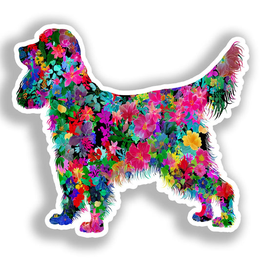 Cocker Spaniel Dog Vinyl Decal Sticker for Car, Laptop, Tumbler and more # A018794-4" x 4"