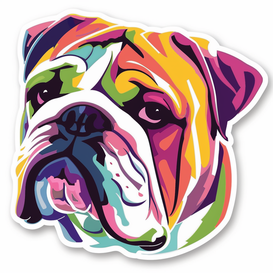 Bulldog Dog Vinyl Decal Sticker for Car, Laptop, Tumbler and more # F07672