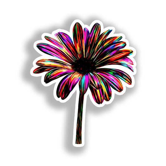 Daisy Flower Vinyl Decal Sticker for Car, Laptop, Tumbler and more # A019709-4" x 4"