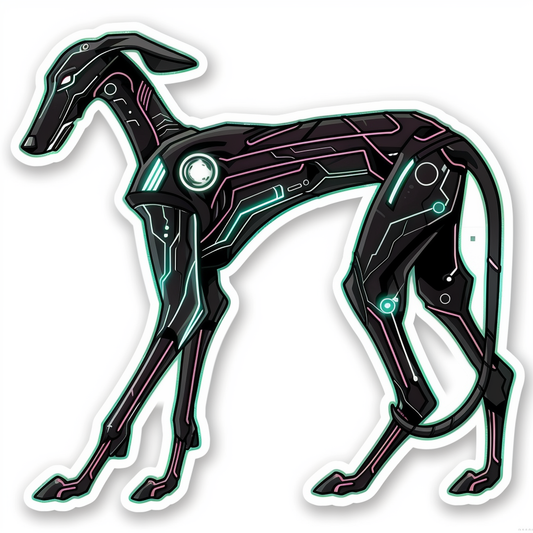 Great Dane Dog Expressive surreal Vinyl Decal Sticker for Car, Laptop, Tumbler and more # F022720