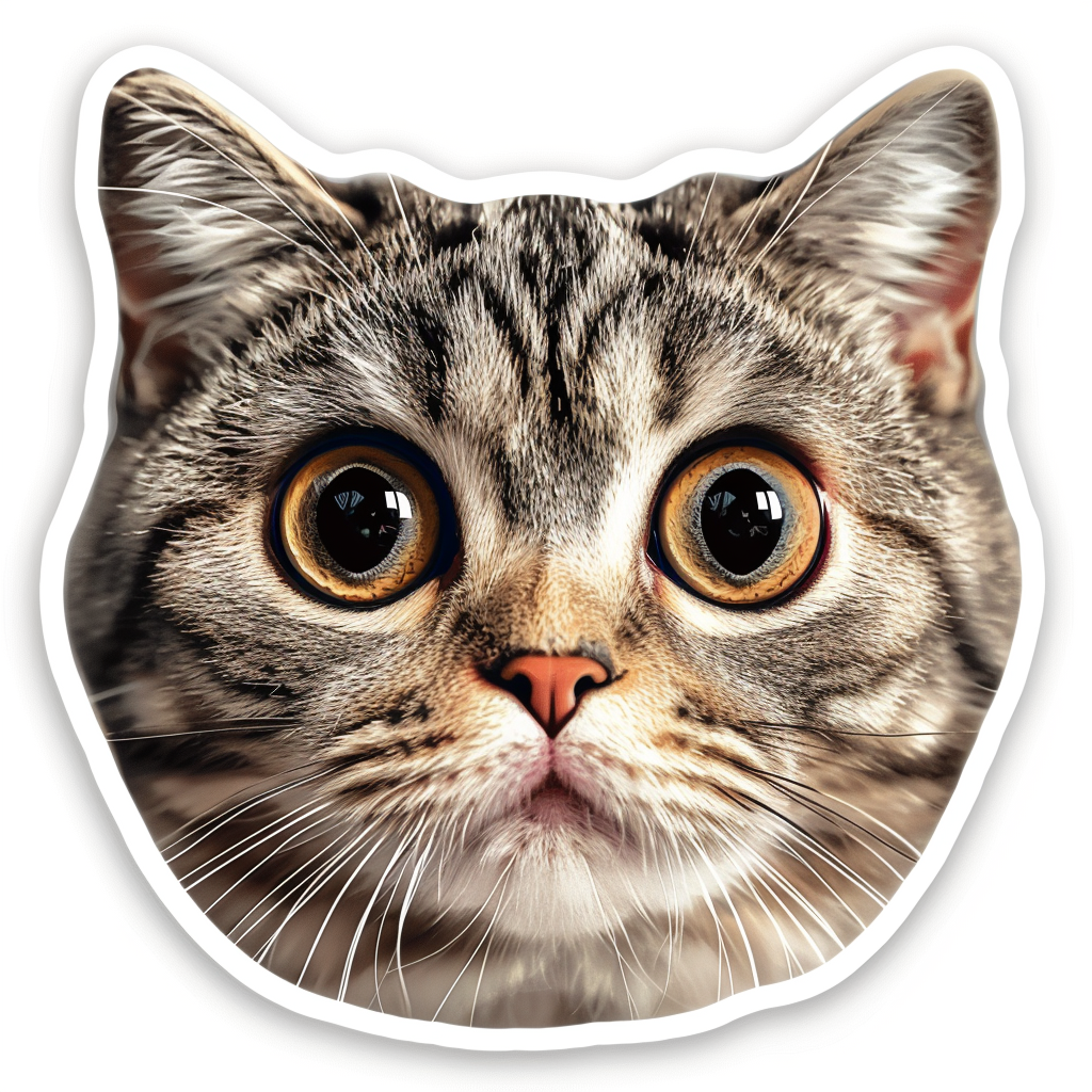 Scottish Fold cat Vinyl Decal Sticker for Car, Laptop, Tumbler and more # F07840