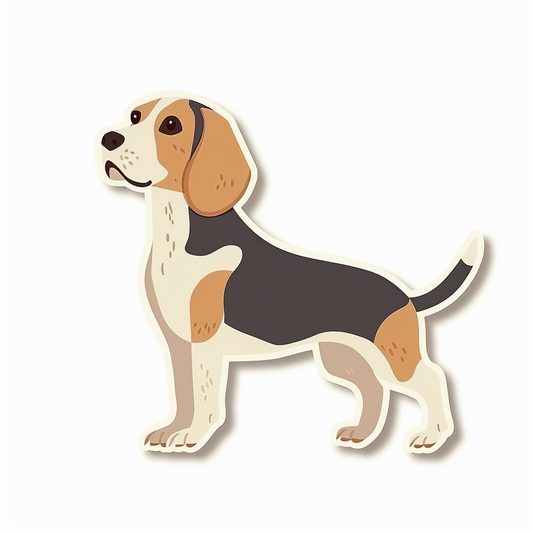 Beagle Dog Vinyl Decal Sticker for Car, Laptop, Tumbler and more # F07445