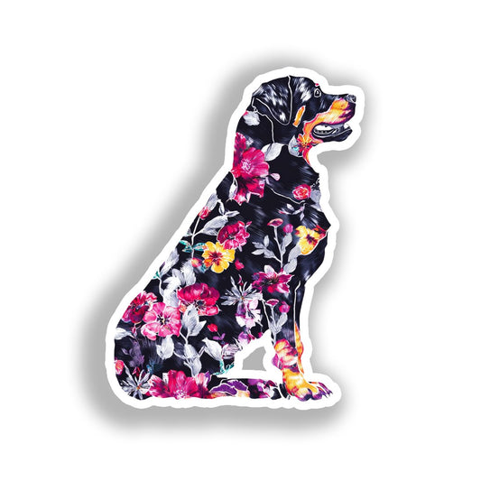 Rottweiler Dog Vinyl Decal Sticker for Car, Laptop, Tumbler and more # A018178-4" x 4"