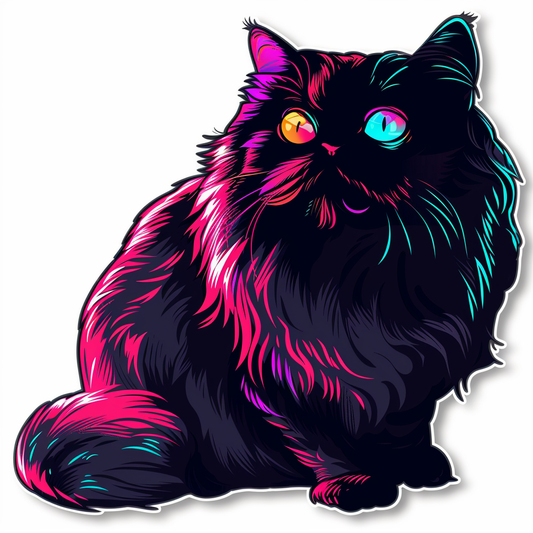 Cat Vinyl Decal Sticker for Car, Laptop, Tumbler and more # F016250-4" x 4"