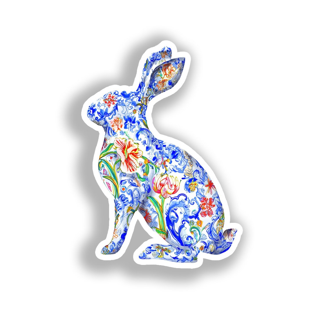 Rabbit   Vinyl Decal Sticker for Car, Laptop, Tumbler and more # A018431-4" x 4"