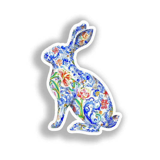 Rabbit   Vinyl Decal Sticker for Car, Laptop, Tumbler and more # A018431-4" x 4"