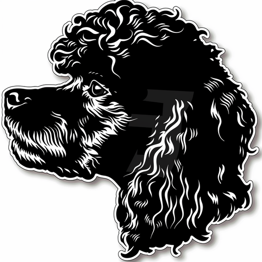 Poodle Dog Vinyl Decal Sticker for Car, Laptop, Tumbler and more # F012775