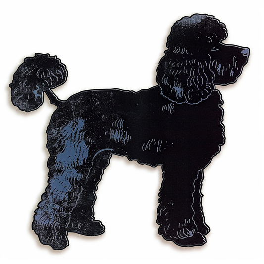 Poodle Dog Vinyl Decal Sticker for Car, Laptop, Tumbler and more # F012653