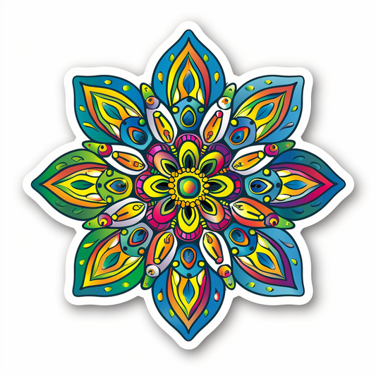 Mandala Vinyl Decal Sticker for Car, Laptop, Tumbler and more # F08229